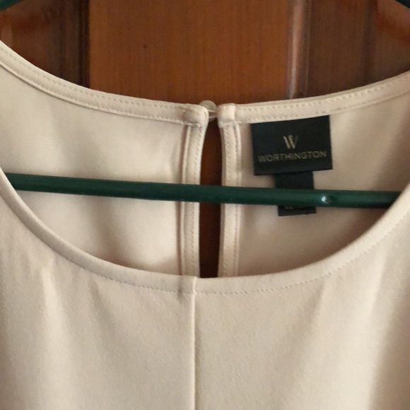 Worthington asymmetric hem top I blush color pink - Picture 2 of 4